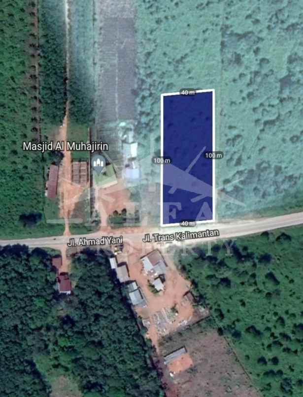 disewakan tanah jalan trans kalimantan