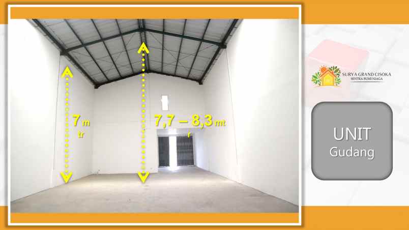 gudang baru termurah di tangerang harga mulai 1 2m an