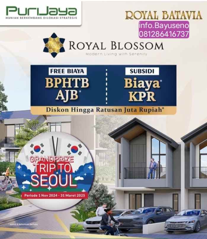 investasi royal batavia puri jaya free biaya surat