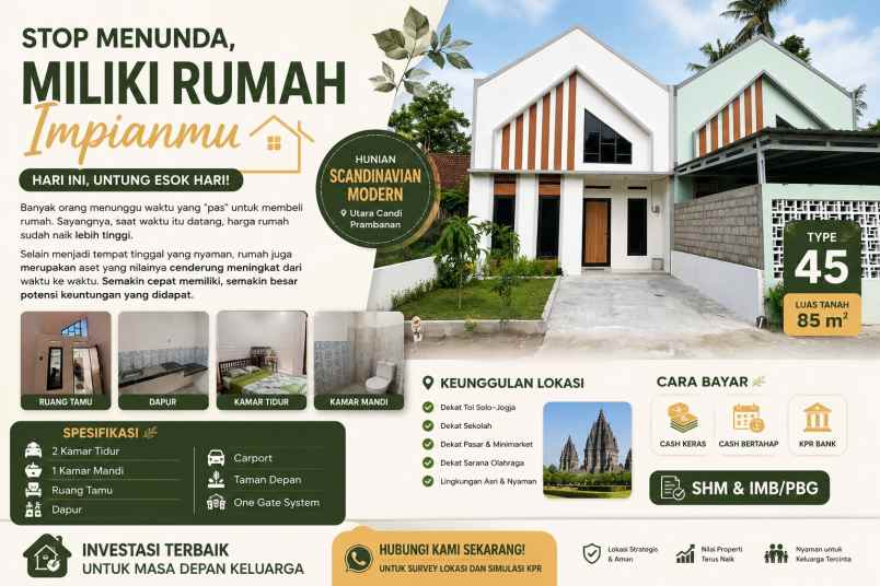 jangan tunggu harga naik miliki rumah impian hari ini
