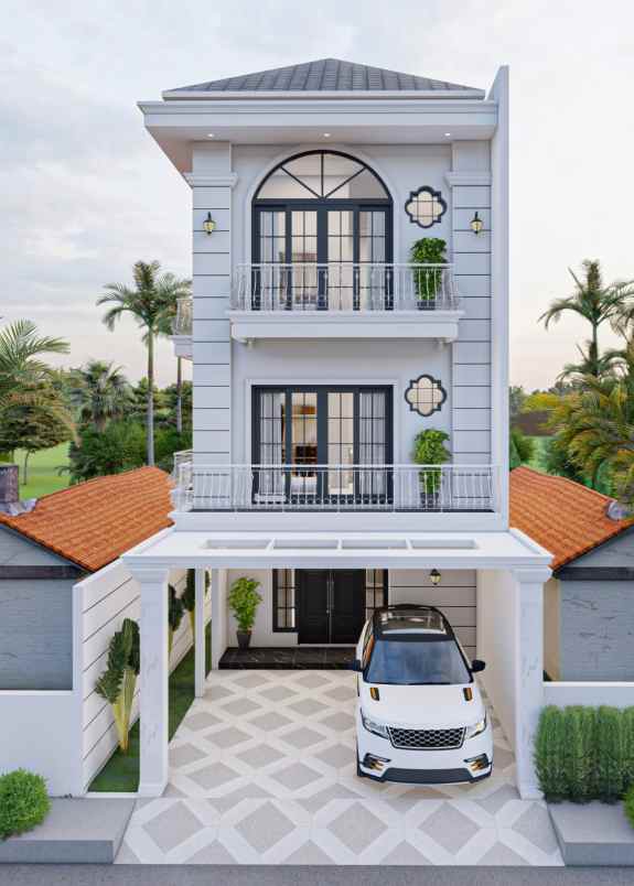 jual rumah indent 3 lantai di cinere depok