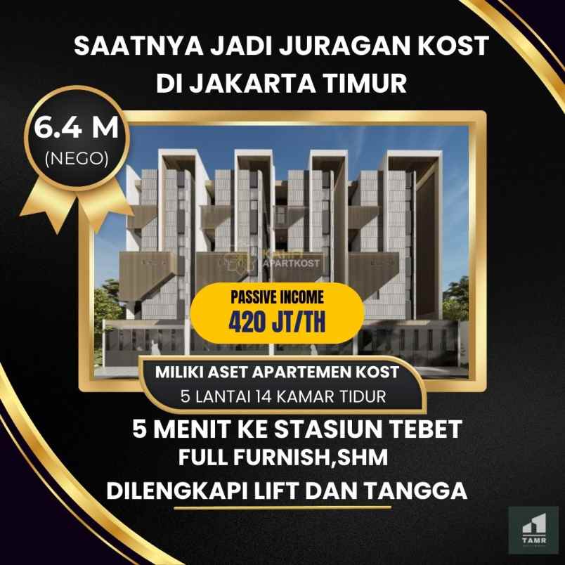 jual rumah kosan di jatinegara 500 meter mall basura