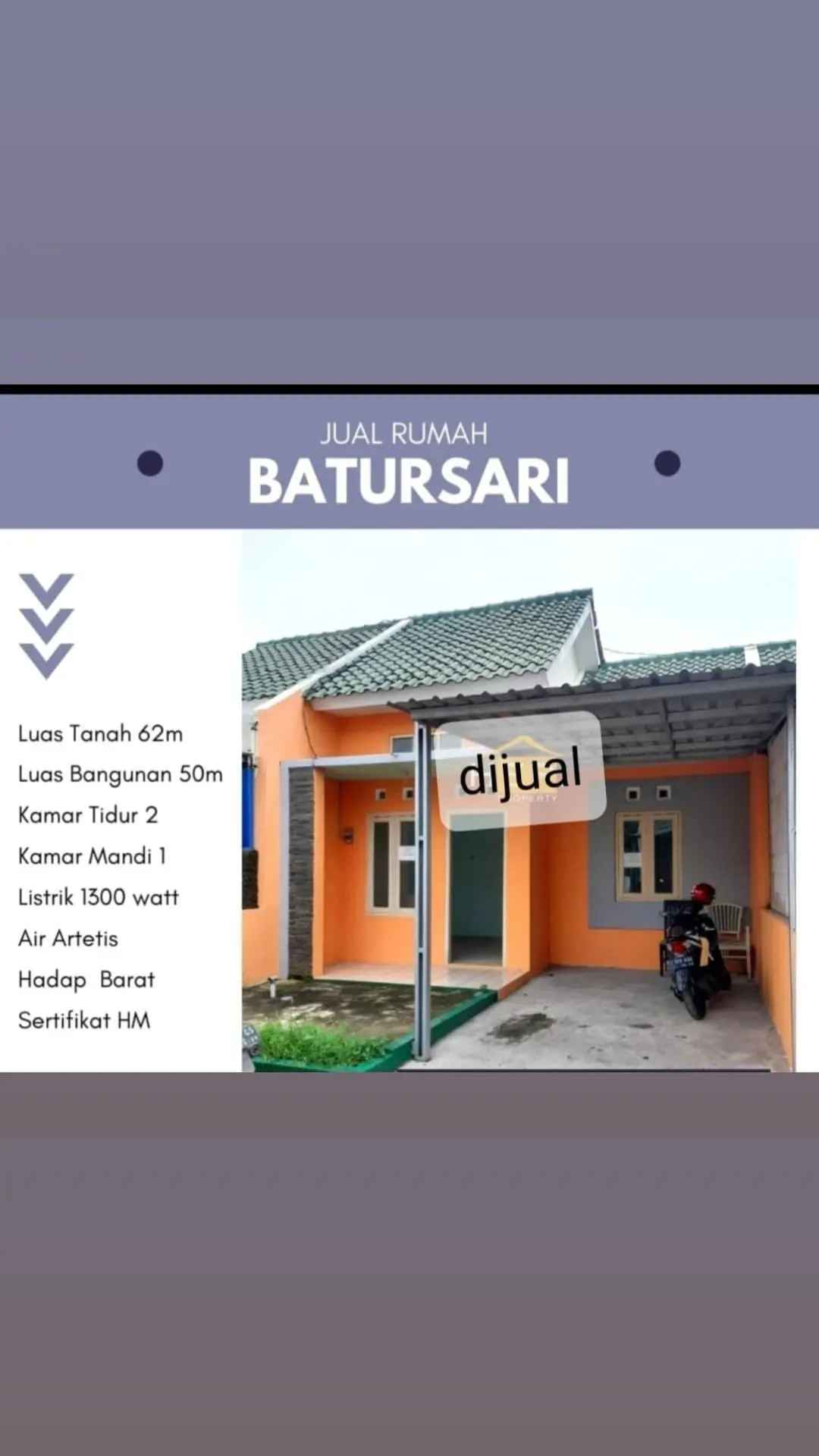 jual rumah siap huni harga terjangkau