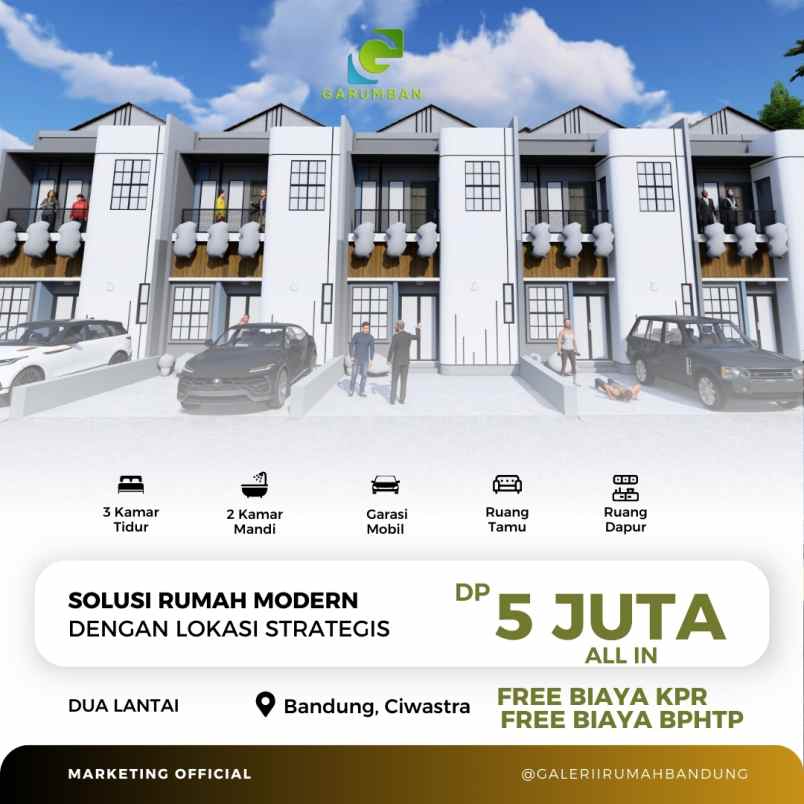 jual rumah strategis ciwastra