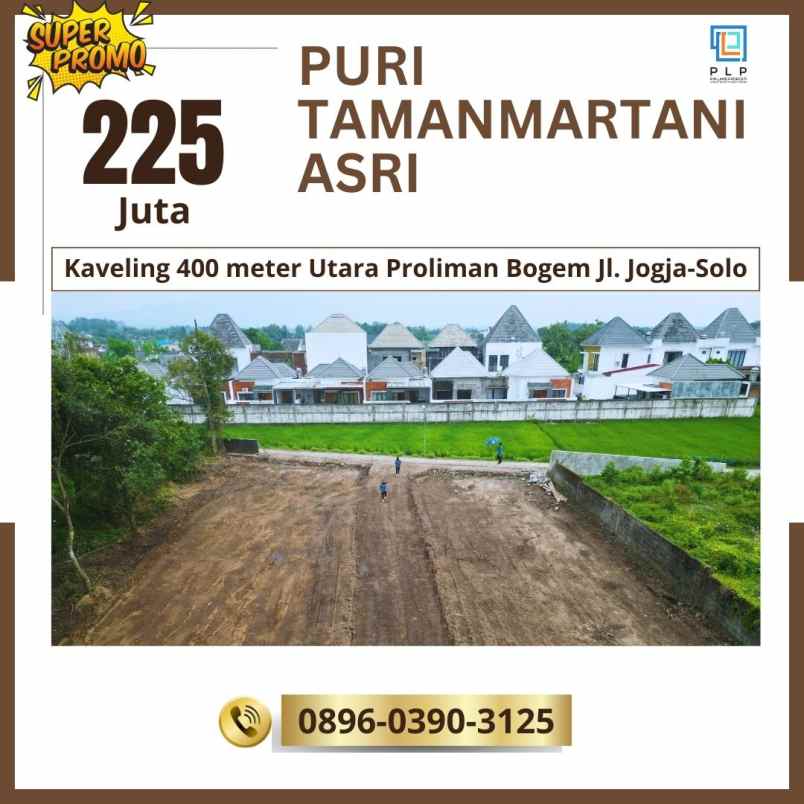 jual tanah di utara proliman bogem jl jogja solo