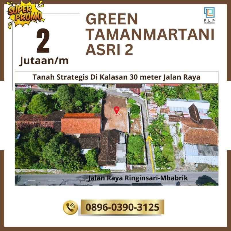 jual tanah murah strategis di tamanmartani kalasan