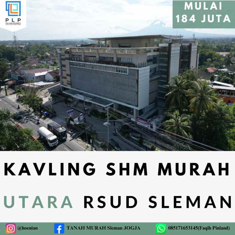 kavling shm murah utara rsud sleman mulai 184 jutaan