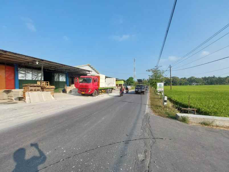 luas 3000m2 tanah temon kulon progo cocok villa