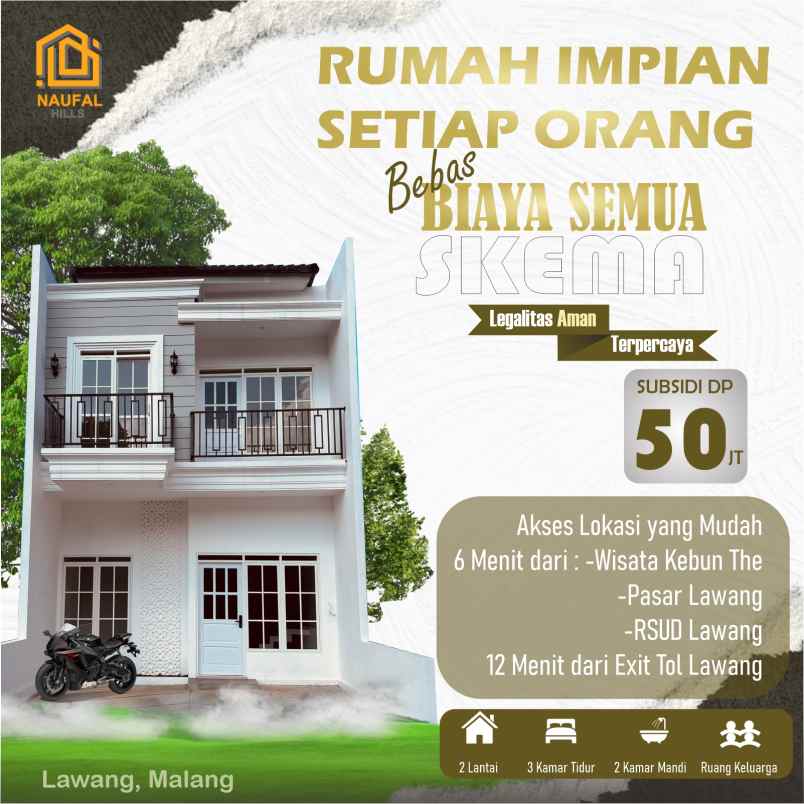 naufal hill hunian berkonsep villa