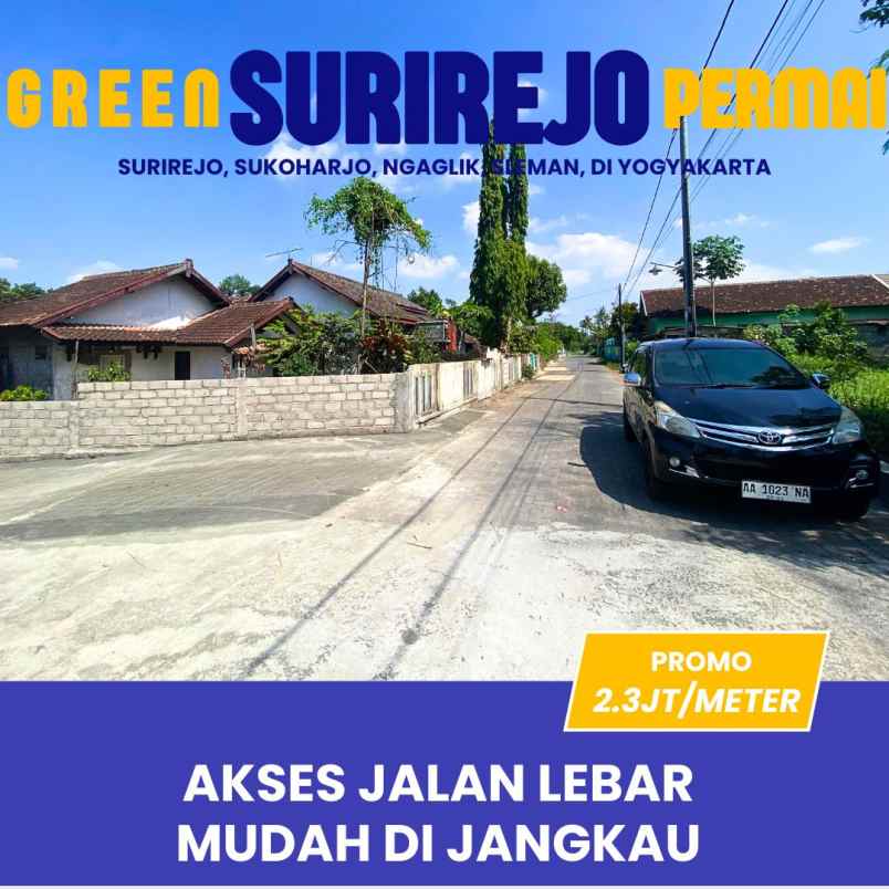 pekarangan siap ajb di timur jakal km 10