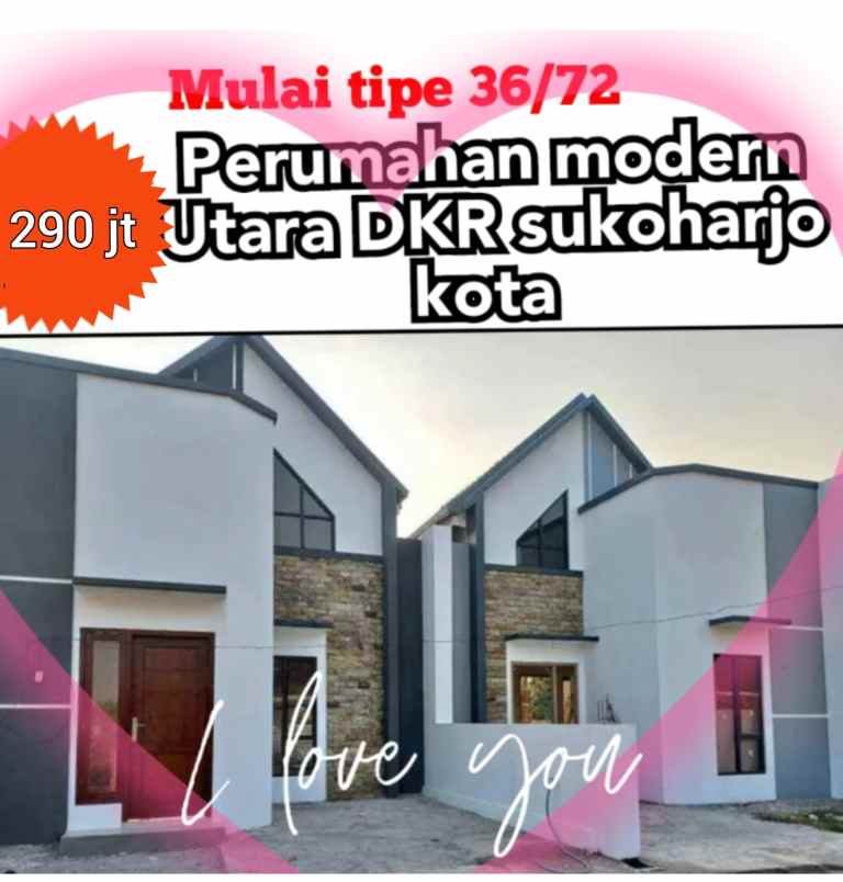 perumahan modern dekat rsud sukoharjo