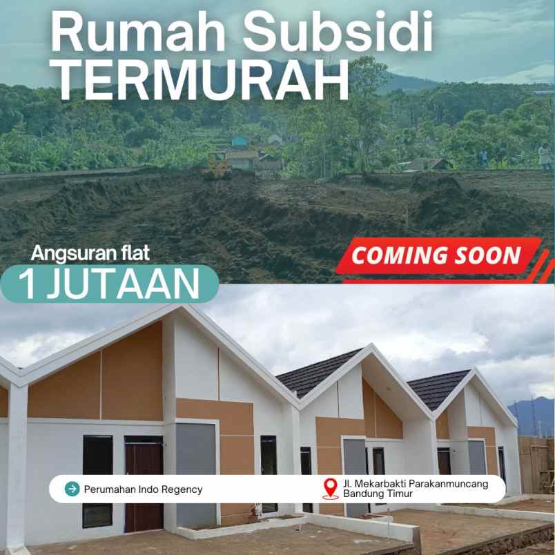 perumahan subsidi indo regency bandung timur dp murah