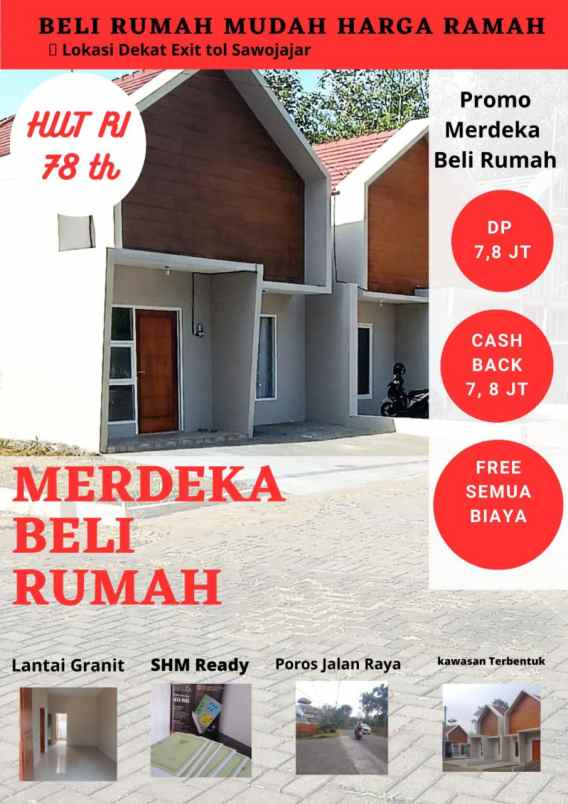 promo rumah di malang dp 7 jutaan