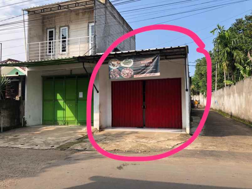 ruko tepi jalan area sawangan pasir putih depok