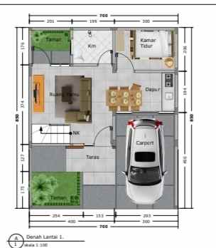 rumah 2 lantai di sukmajaya depok harga 600jt an