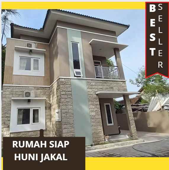 rumah 2 lantai dijual cepat area uii jakal