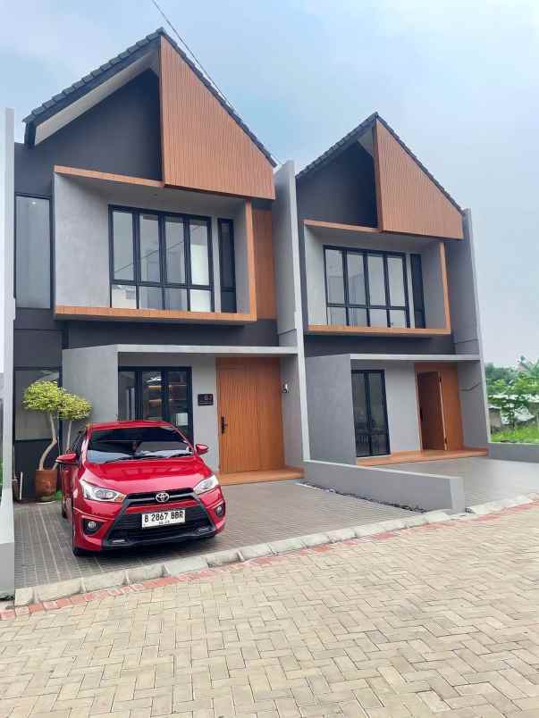 rumah 2 lantai selangkah ke binus school bsd