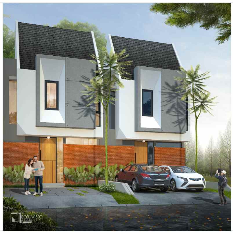 rumah 2 lantai tipe 50 pusat kota malang