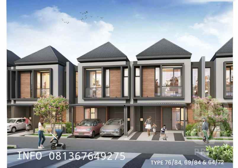 rumah 4 kamar tidur di metland cibitung bekasi