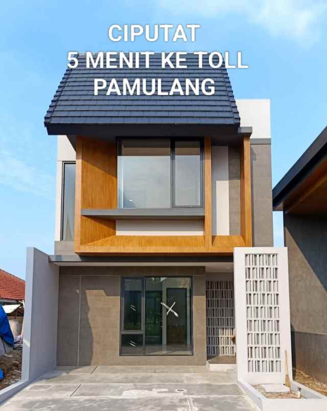 rumah baru harga terjangkau dekat toll pamulang