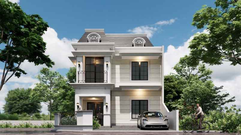 rumah baru mewah modern classic di sulfat malang