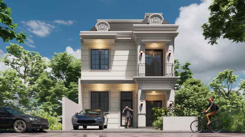 rumah baru mewah modern classic di sulfat malang