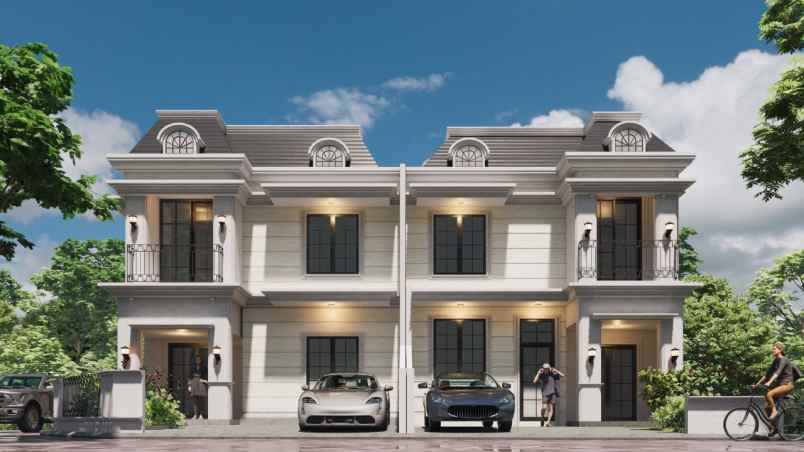 rumah baru mewah modern classic di sulfat malang