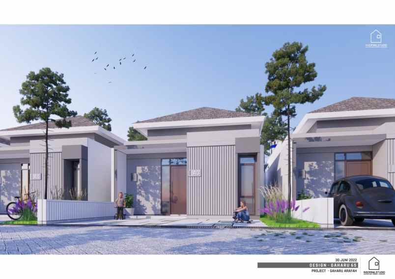 rumah cantik cluster di simpang tiga pekanbaru