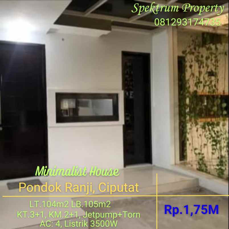 rumah classics modern di joglo kembangan lt 171 lb 300