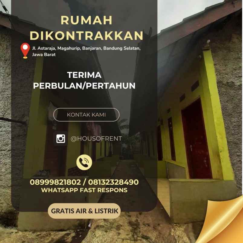 rumah di kontrakan bu hj entin