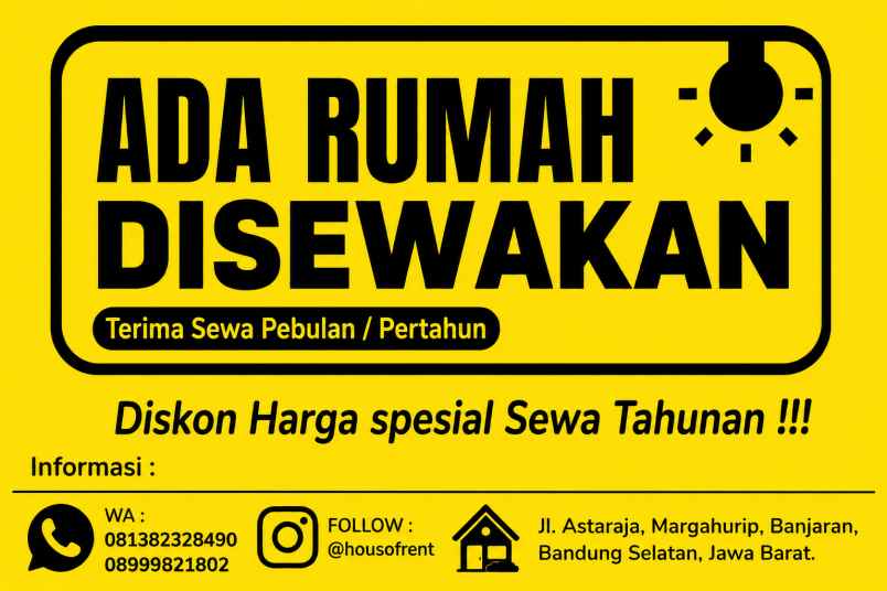 rumah di kontrakan bu hj entin