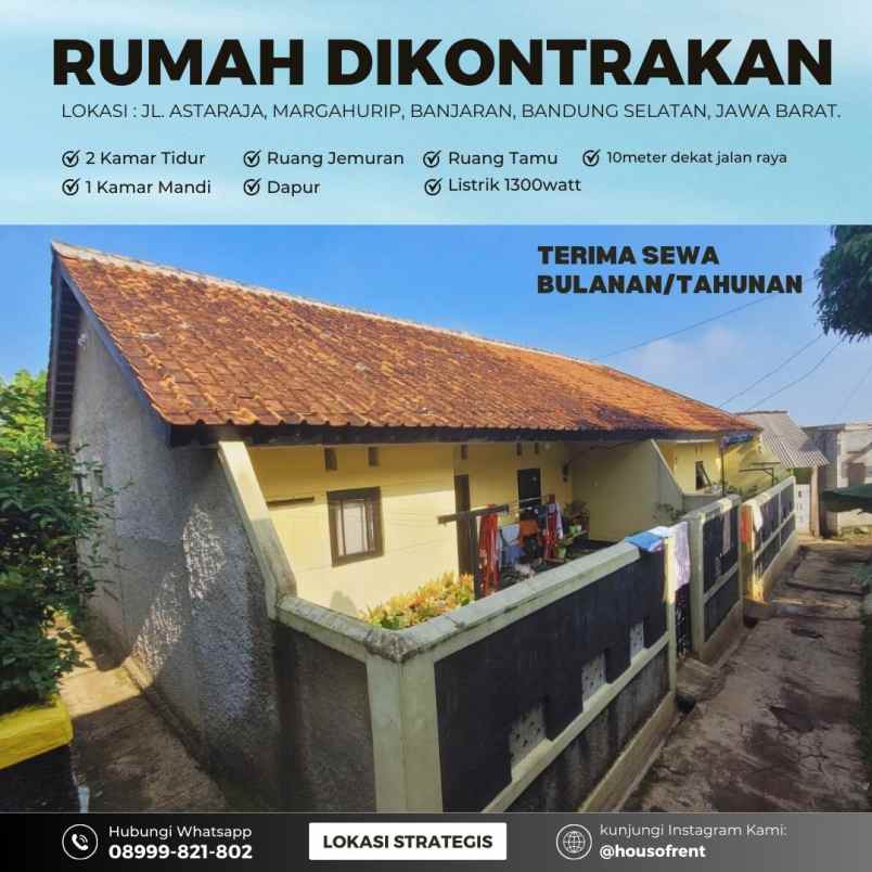 rumah di kontrakan bu hj entin