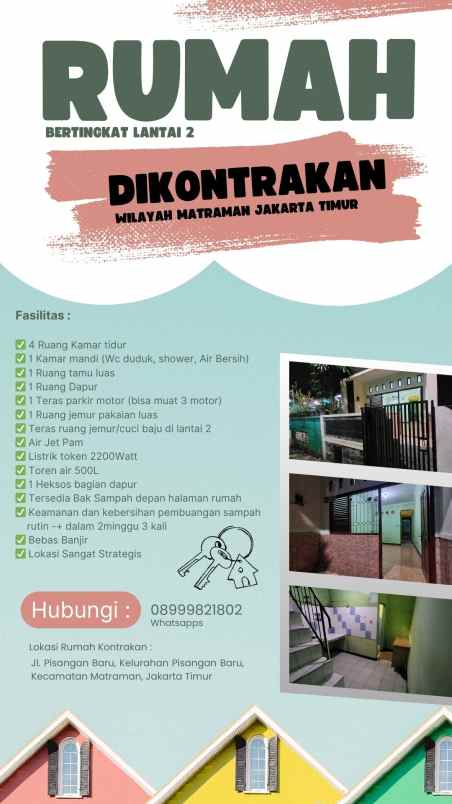 rumah di kontrakan bu hj entin