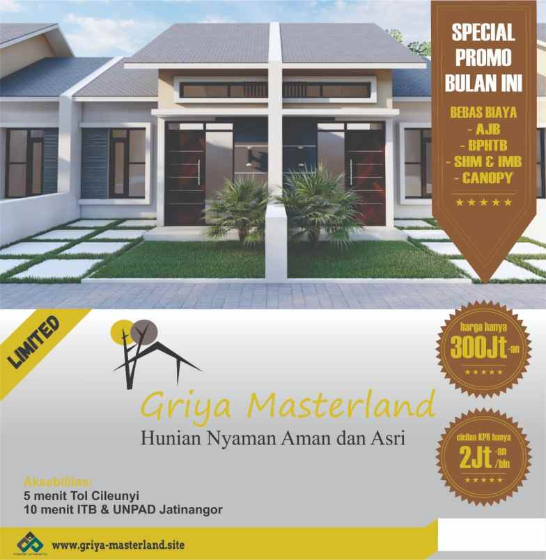 rumah griya masterland cileunyi