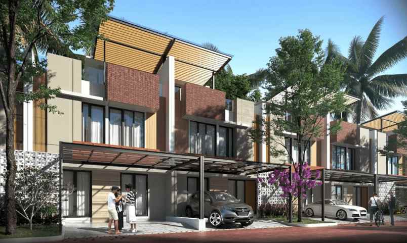 rumah hunian modern di area exclusive