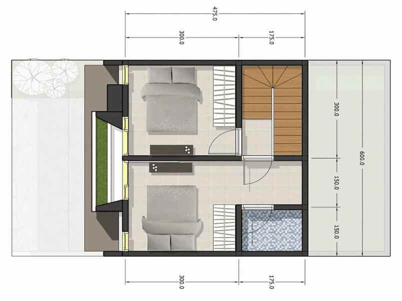 rumah hunian modern di area exclusive