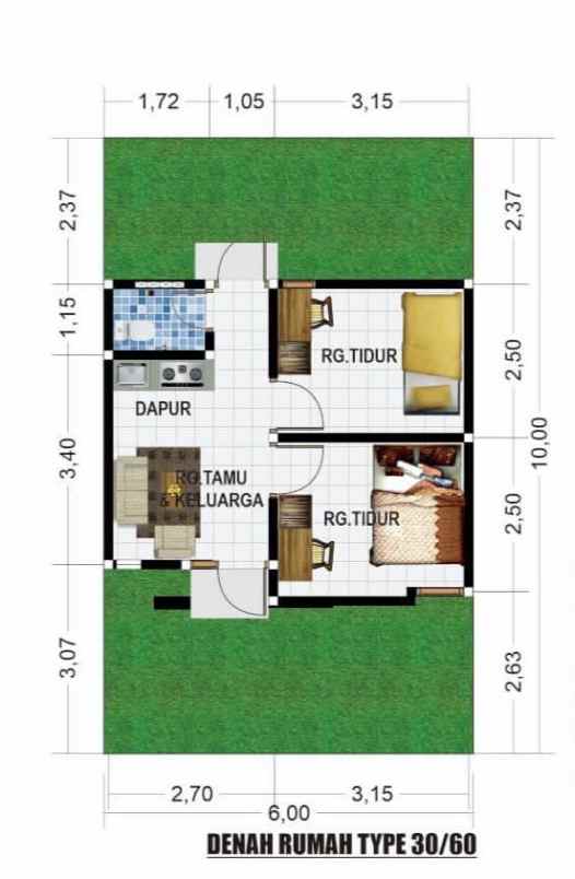 rumah idaman termurah under 200jt bisa kpr dp ringan