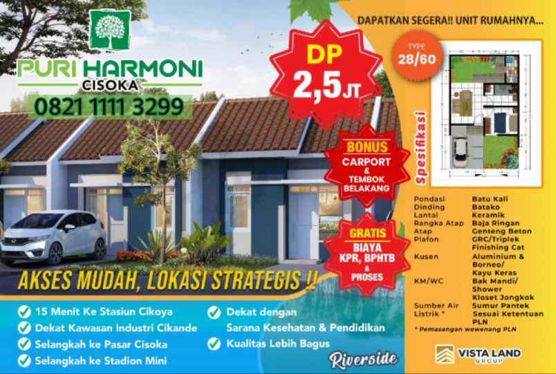 rumah karangharjo cisoka tangerang