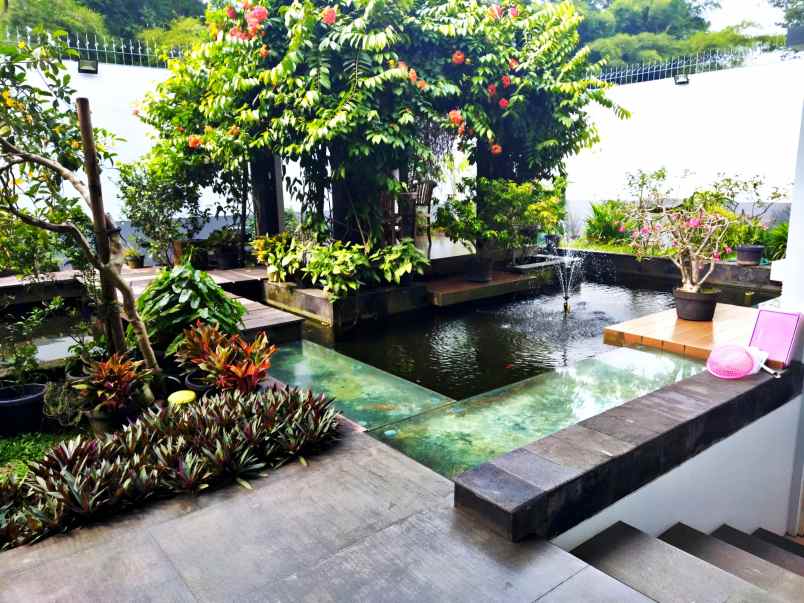 rumah mewah luas taman telaga golf bsd turun harga