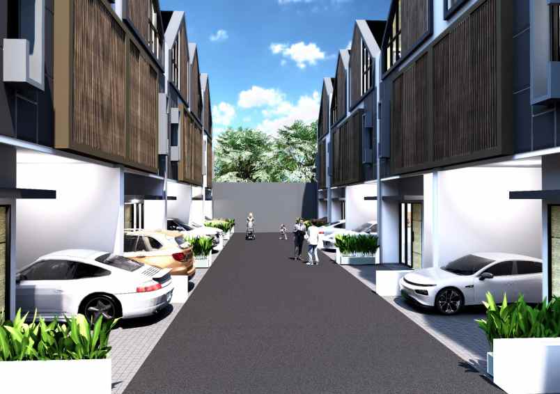 rumah minimalis kontemporer di jagakarsa