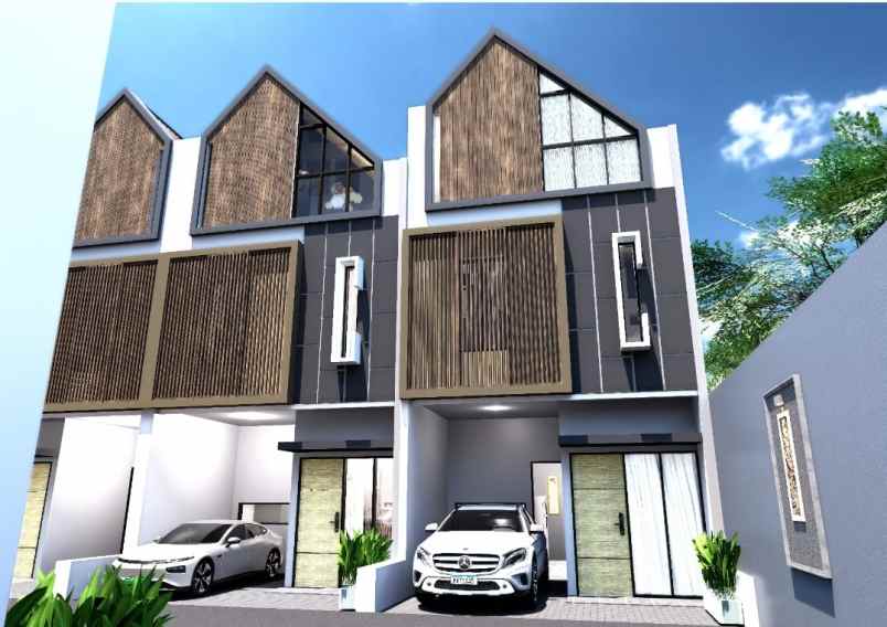 rumah minimalis kontemporer di jagakarsa