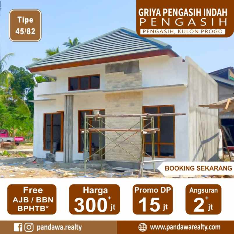 rumah murah berlokasi di tengah kota wates