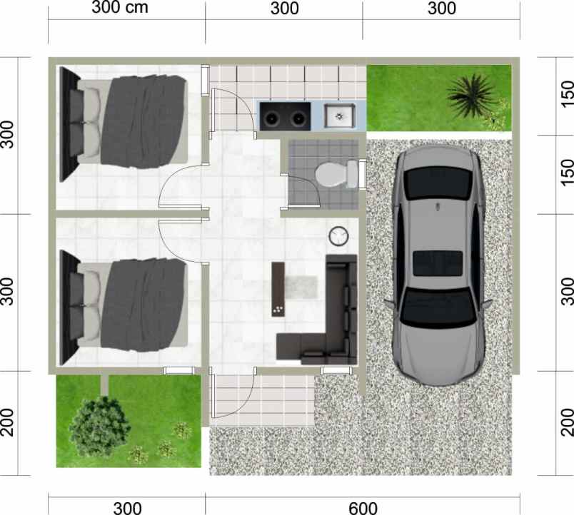 rumah murah elegan tajuk dono 2