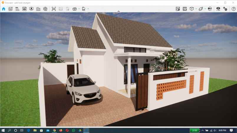 rumah murah minimalis dekat pasar nambongan sleman