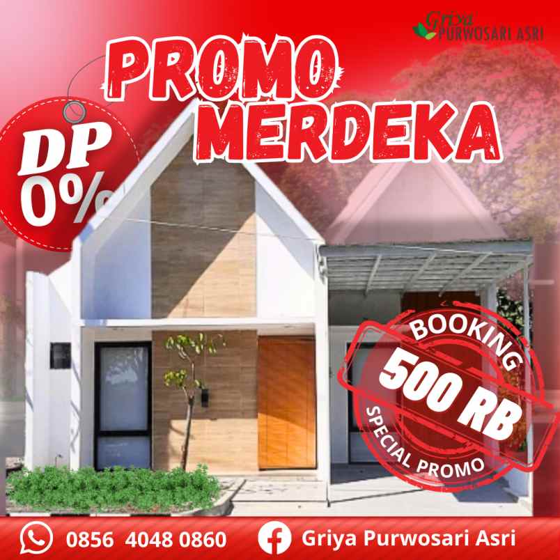 rumah murah wonogiri tanpa dp