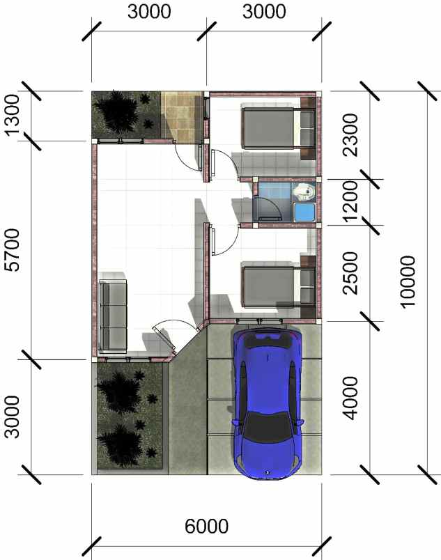 rumah nyaman dengan gaya yang kekinian