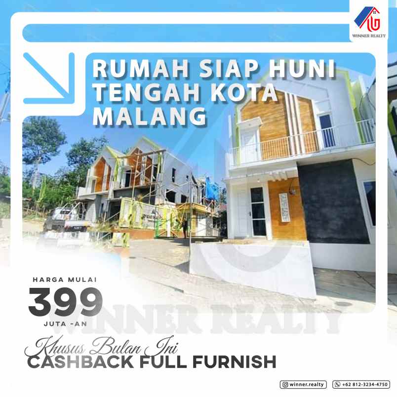 rumah siap huni di kota malang