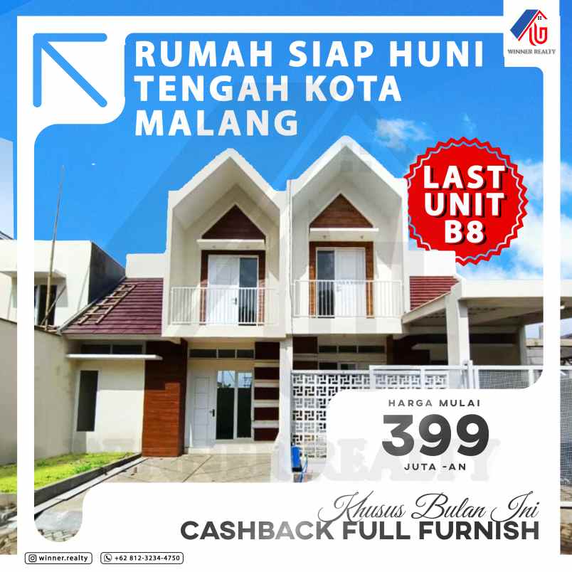 rumah siap huni di kota malang