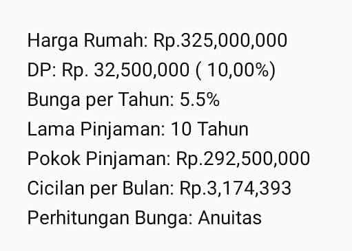 rumah siap jual hulaan menganti gresik