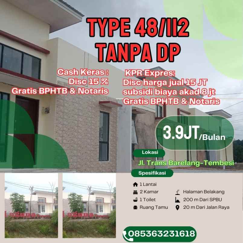 rumah tanpa dp